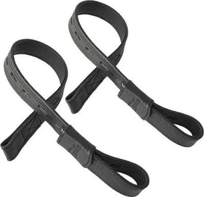Produktbild von Lexhis Leather Without Buckles Steigbügelriemen Schwarz 80 cm Schwarz 80 cm