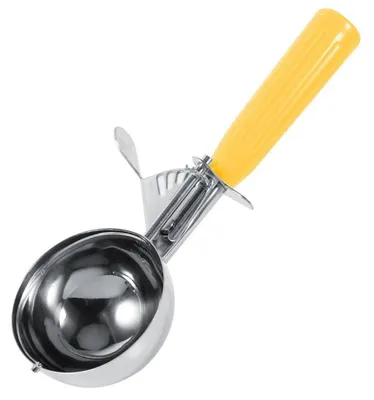Immagine prodotto di Cucchiaio per gelato in acciaio inossidabile con manico in silicone, 5,5 cm
