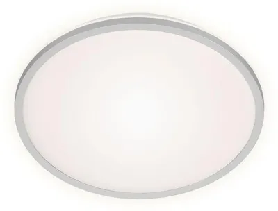 Image de BRILONER - Plafonnier LED à lumière indirecte, lumière blanche neutre, 15W, 1500lm, lustre salon, lustre chambre, luminaire plafonnier, lustre cuisine, 28x4,2cm, couleur agent