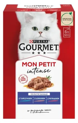 Image de GOURMET Mon Petit Fish Mix - nourriture humide pour chats - 6 x 50 g