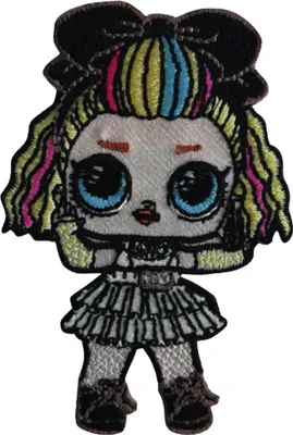 Produktbild von Lol Surprise Dolls © 80''S B.B. - Aufnäher, Bügelbild, Aufbügler, Applikationen, Patches, Flicken, Zum Aufbügeln, Größe: 7,1 x 4,7 cm'
