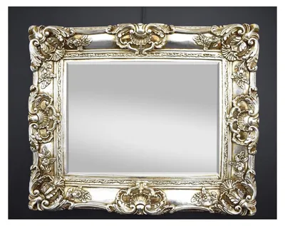 Produktbild von Barock Wandspiegel in Gold und Silber 73 x 63 cm