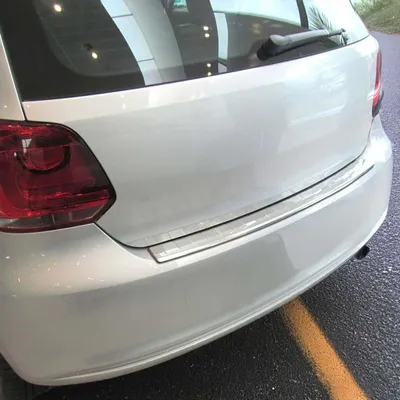 Produktbild von OMAC Ladekantenschutz Stoßstangenschutz für VW Polo 6R 2009-2017 Edelstahl Silber