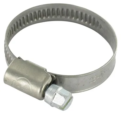 Produktbild von Schlauchschelle Edelstahl W4 Durchmesser 50 für 70 Bandbreite 9 Schraube Verzinkt