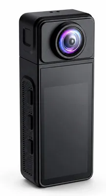 Produktbild von 2K Mini Action Kamera – 270° drehbares Weitwinkelobjektiv – Mit Magnet und 1/4" Gewinde, WLAN App-Steuerung, Loop-Aufnahme – für Sport und Vlog