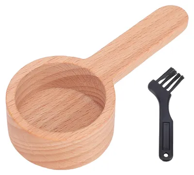 Obrázek produktu pro Lžička na kávu, dřevěná lžíce, lopatka, čaj, mletá zrna, měření, polévka, vaření, míchání, míchátko, kuchyňské náčiní, víceúčelové náčiní