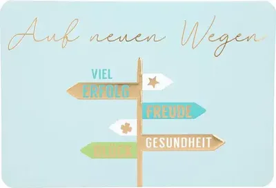 Produktbild von Klappkarte Kunterbunt Motiv 20, Depesche