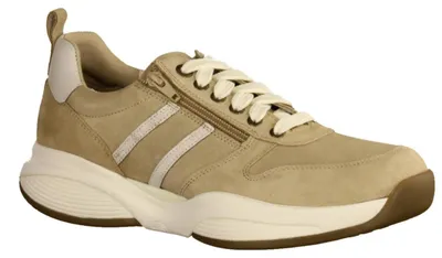 Produktbild von Xsensible SWX3 Men Herrenschuhe, Schnürer, bequem, Leder, Taupe Combi - Herrenschuhe Sneaker / Schnürschuh, Beige, leder (stretch)