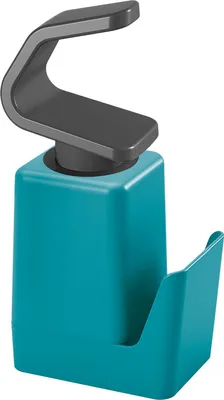Produktbild von METALTEX Soap-Tex Seifenspender türkis mit Schwamm- und Ringhalter / Dispenser / Seifen-Station