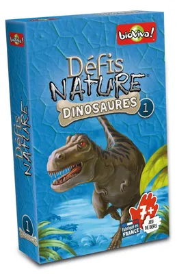 Produktbild von BIOVIVA - Défis Nature – Dinosaurier – Gesellschaftsspiel ab 7 Jahren – 280105