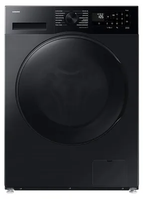 Produktbild von Samsung WD90DG5G34BBEO, Frontlader, Freistehend, Schwarz, Links, Drehregler, Berührung, LED