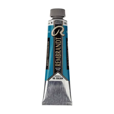 Produktbild von Rembrandt Ölfarbe Tube 40 ml Kobalttürkisblau 586