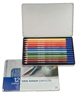Obrázok produktu pre Van Gogh 97730012, čierna, modrá, hnedá, zelená, svetlozelená, oranžová, fialová, žltá, 12 ks