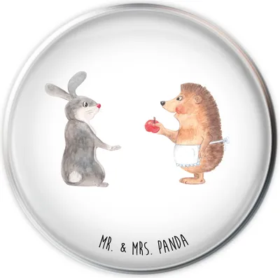 Produktbild von Mr. & Mrs. Panda waschbeckenstöpsel Hase Igel - Weiß - Geschenk, Waschbecken Stöpsel, Trösten, Herzschmerz, Liebe Spruch, und, Ablaufgarnitur, Lustige Sprüche, Verschluss