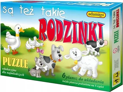 Immagine prodotto di Famiglie di Campagna: Puzzle Educativo per Bambini Prescolari