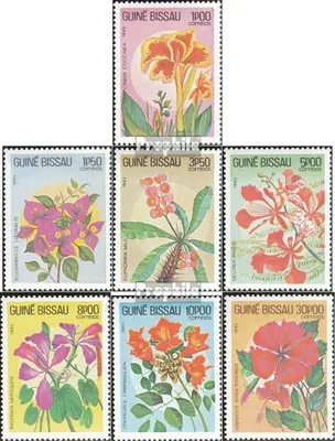 Produktbild von Briefmarken Guinea-Bissau 1983 Mi 724-730 (kompl.Ausg.) postfrisch Blumen