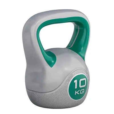 Produktbild von GORILLA SPORTS® Kettlebell - 10 kg Gewichte, Kunststoff - Kugelhantel, Schwunghantel, Kugelgewicht, Rundgewicht, Krafttraining