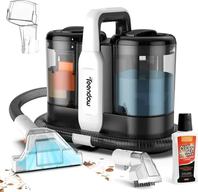 Produktbild von Teendow C5 Handstaubsauger - Power 450W 11000Pa 1.5L Wassertank 4kg leise & Tragbar Max. 80dB - Schwarz
