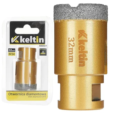 Obrázok produktu pre Diamantový vykružovací korunkový vrták 32mm M14, Keltin