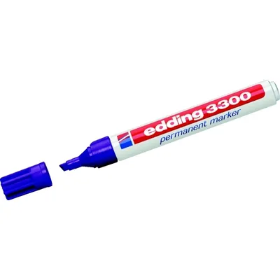 Produktbild von Edding 3300, Violett, Meißel, Violett, Weiß, Aluminium, 1 mm, 5 mm