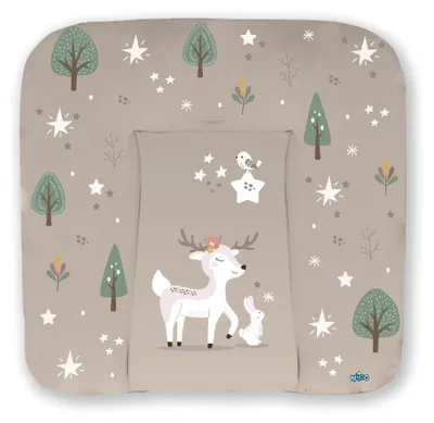 Image de Kikido Matelas à Langer 70x75 cm - Coussin à Langer Lavable et Imperméable - Animaux de la Forêt