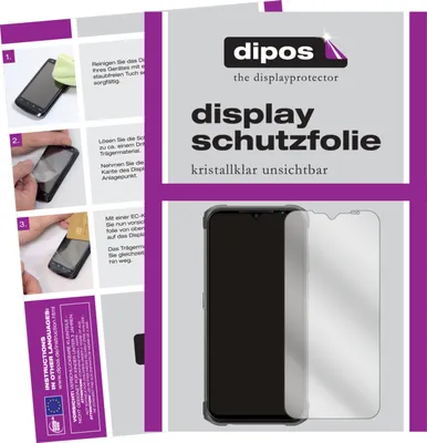 Produktbild von 1x Schutzfolie für Ulefone Armor 12 klar Displayschutzfolie Folie Display Schutz dipos