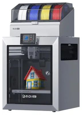 Image de Q2 Combo - Imprimante 3D - CoreXY - Vitesse de 600 mm/s - Impression multimatériaux en 4 couleurs - Hotend à 370°C, chambre chauffante à 65°C - Caméra intelligente - Volume d'impression de 270 x 270 x 256 mm