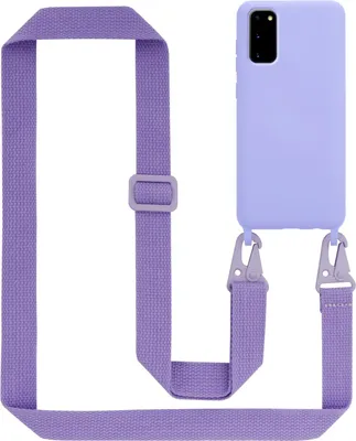 Obrázek produktu pro Cadorabo Ochranné pouzdro pro Samsung Galaxy S20 Case in Purple Pouzdro na mobilní telefon s řetízkem Délka nastavitelného popruhu