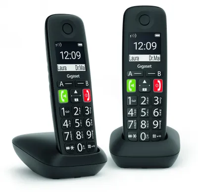 Produktbild von Gigaset E290 Duo schwarz