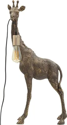 Produktbild von Mauro Ferretti Tischlampe Giraffe Antikgold 40x22x80 cm