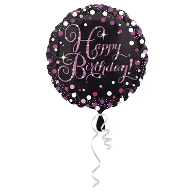 Immagine prodotto di amscan® 3378201 Folienballon Happy Birthday - Ø 45 cm