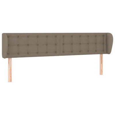 Produktbild von vidaXL Kopfteil mit Ohren Taupe 163x23x78/88 cm Stoff