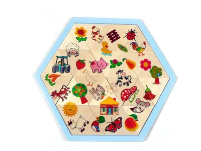 Obrázok produktu pre Hess Mozaiková farma Puzzle 24 dielikov