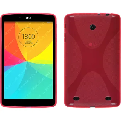 Produktbild von PhoneNatic Case kompatibel mit LG G Pad 8.0 - pink Silikon Hülle X-Style Cover