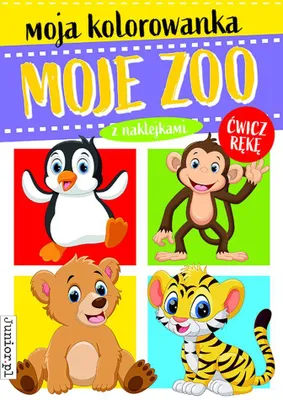 Zdjęcie produktu dla Moje ZOO. Moja kolorowanka - Opracowanie zbiorowe (Malbuch für Kinder auf Polnisch)