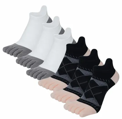 Produktbild von Damen-Sportsocken mit fünf Zehen für optimalen Komfort