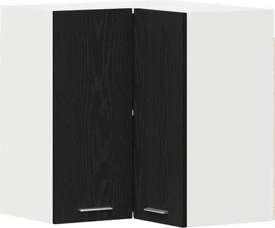 Produktbild von Hängeschrank Lyon Schwarz Eichen-Optik 57 x 57 x 60 cm