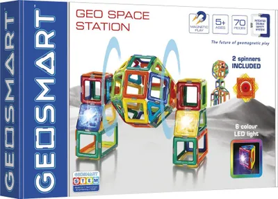 Immagine prodotto di Smart Games Geosmart GeoSpace Station, Konstruktion, Baukausten, Kinder Spielzeug, ab 3 Jahren, GEO 401