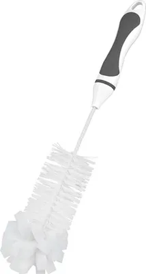 Image de Brosse à bouteille avec poignée antidérapante et éponge - 34 cm