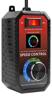 Productafbeelding van Toerentalregelaar 230 V met overbelastingsbeveiliging voor motoren en dimmers