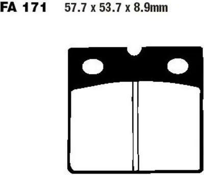 Immagine prodotto di Pastiglie freno EBC Standard FA171 per BMW