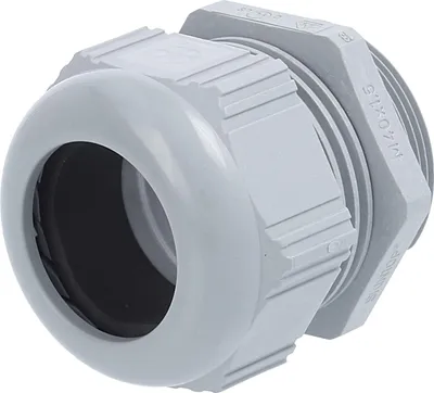 Immagine prodotto di Raccordo filettato LAPP M40x1,5, codice SKU-M40, realizzato in poliammide (PA), lunghezza filettatura 10,0 mm - confezione da 1 pezzo