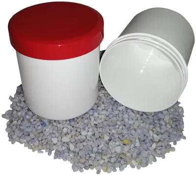 Produktbild von 50 Salbendose  Kunststoffdosen 500 g 625 ml Deckel rot