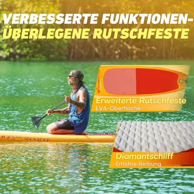 Obrázok produktu pre Nafukovací paddleboard – SUP – doska na paddleboarding – ľahká doska s protišmykovou EVA podložkou