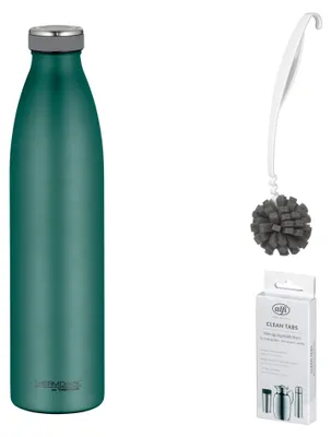 Produktbild von THERMOS TC BOTTLE 1,00 l Trinkflasche – Vorteilsset mit Reinigungsbürste CLEAN FIX 30 cm