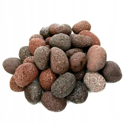 Produktbild von Natur Saunasteine ​​aus Roter Lava Heizsteine Aufgusssteine für Saunaöfen 20 kg