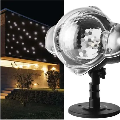 Produktbild von Emos DCPC03, Schwarz, Kunststoff, IP44, Schwarz, LED, Weiß