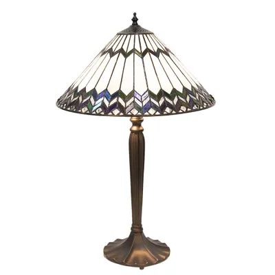 Obrázok produktu pre Stolná lampa Tiffany Ø 40x62 cm E27-max 2x60W