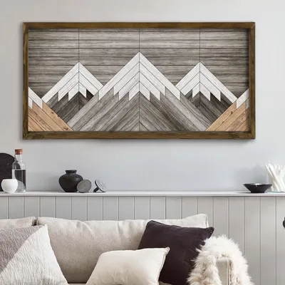 Produktbild von Wallity, Almıla- EVL4608, Bunt, Leinwandbilder, 120 x 60 cm, Gemälde: 100% MDF (Dicke: 3mm)