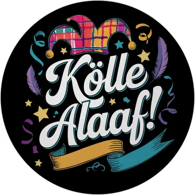 Produktbild von Karneval Narrenkappe Kölle Alaaf! Magnet mit Flaschenöffner